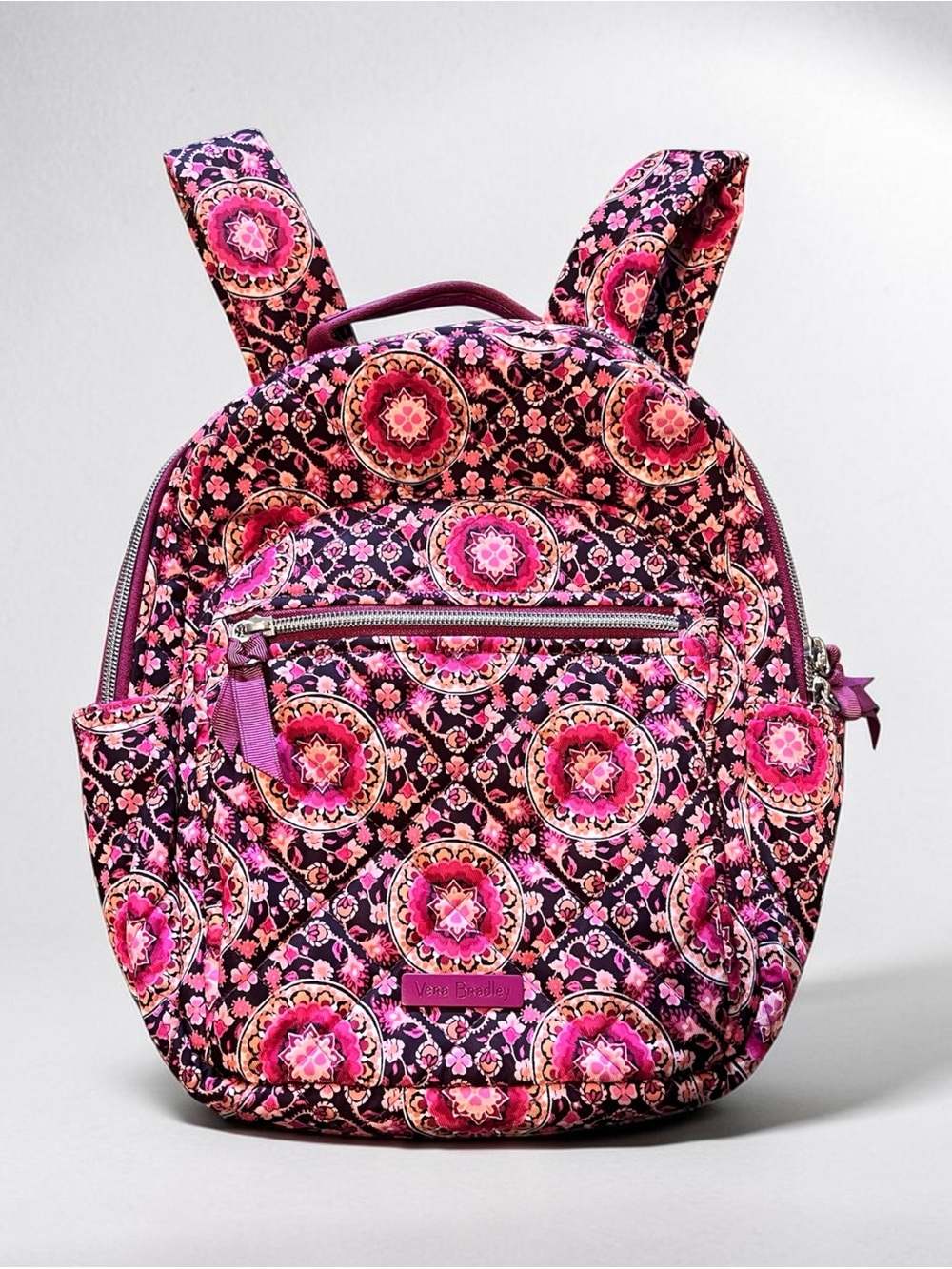 Vera Bradley Pink Floral Medallion Mini Backpack